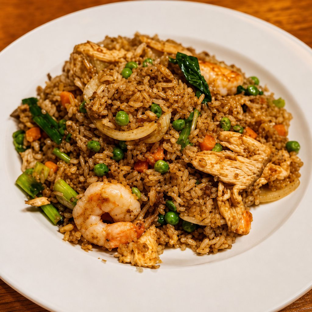 Basil Fried Rice (Lunch).