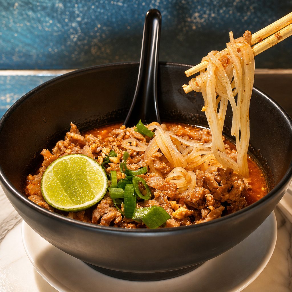 Special Tom Yum Noodles Soup (Lunch).