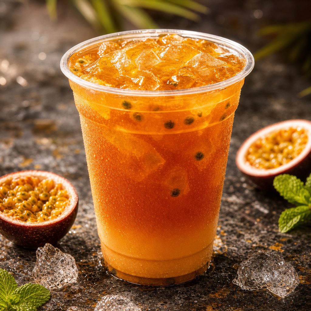 Passion fruit Thai Tea.