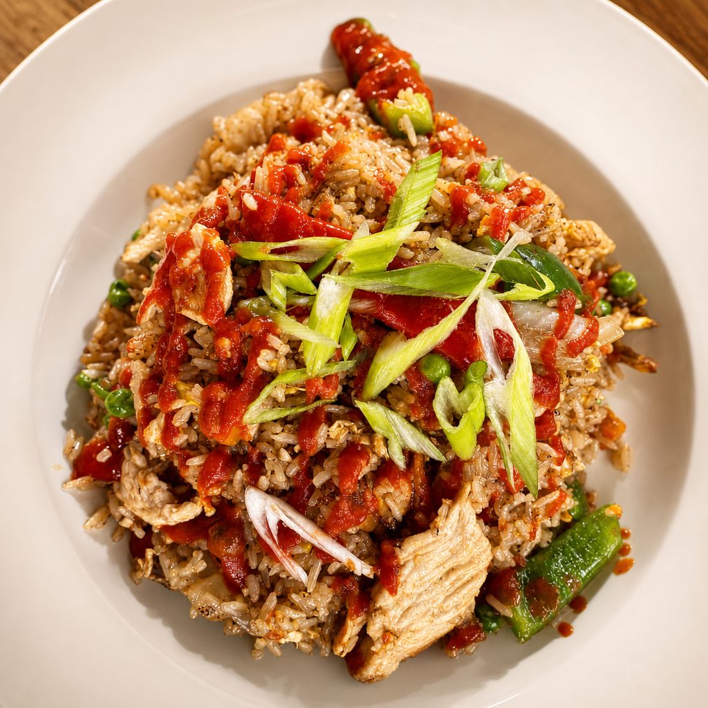 Sriracha Fried Rice.