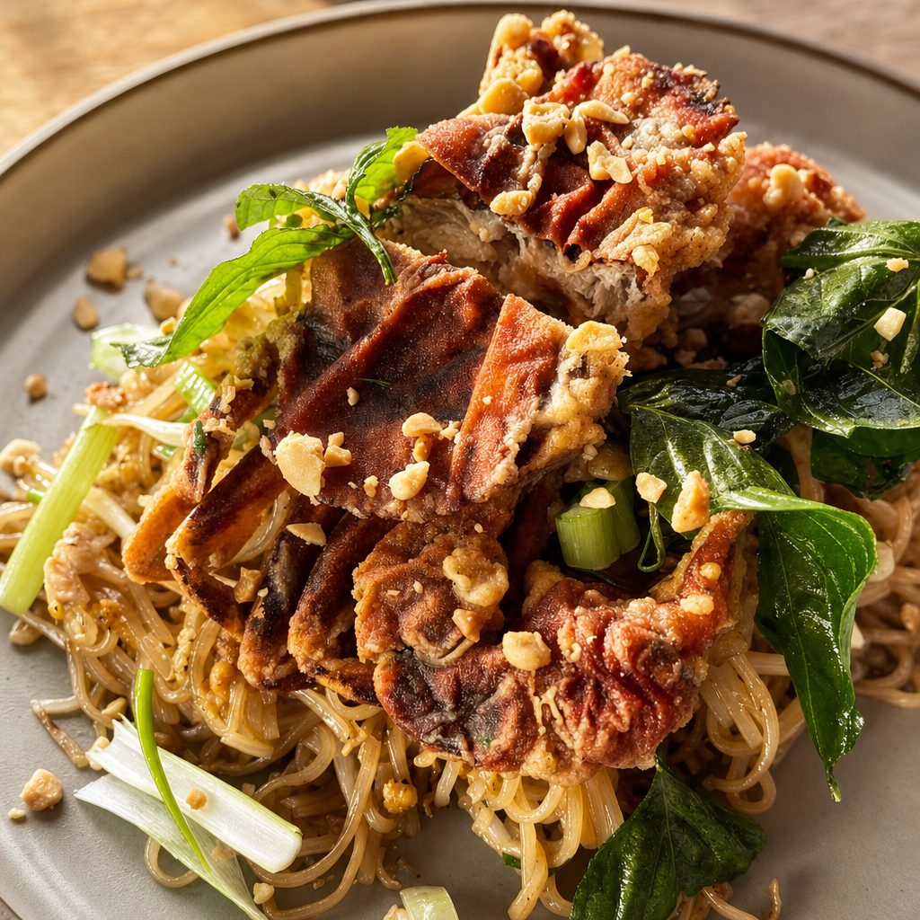 Soft Shell Crab Padthai.