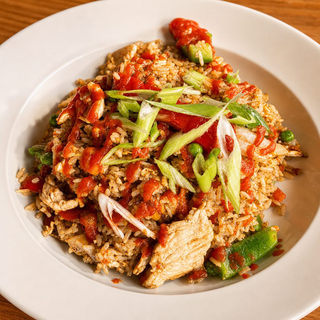 Sriracha Fried Rice.