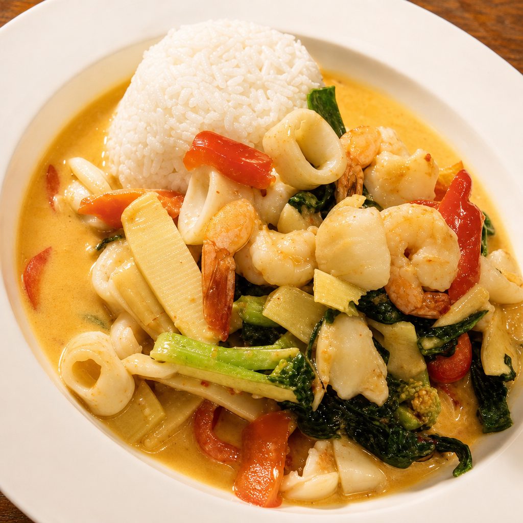 Seafood Curry (Lunch).