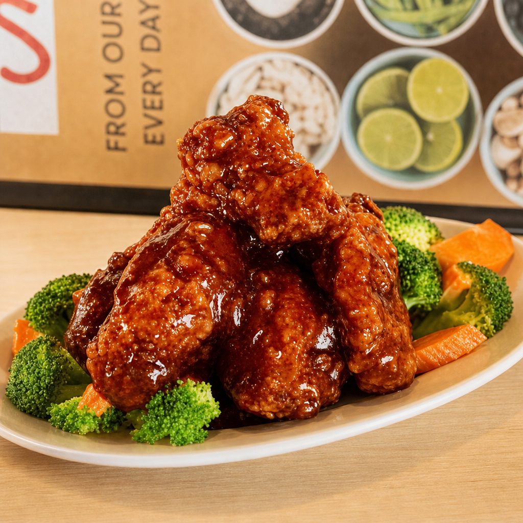 BBQ Chicken Wings.
